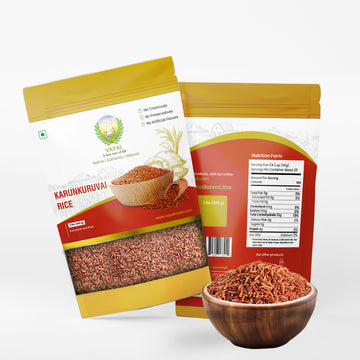 Karunkuruvai Rice (2 lbs) - Vayal Foods