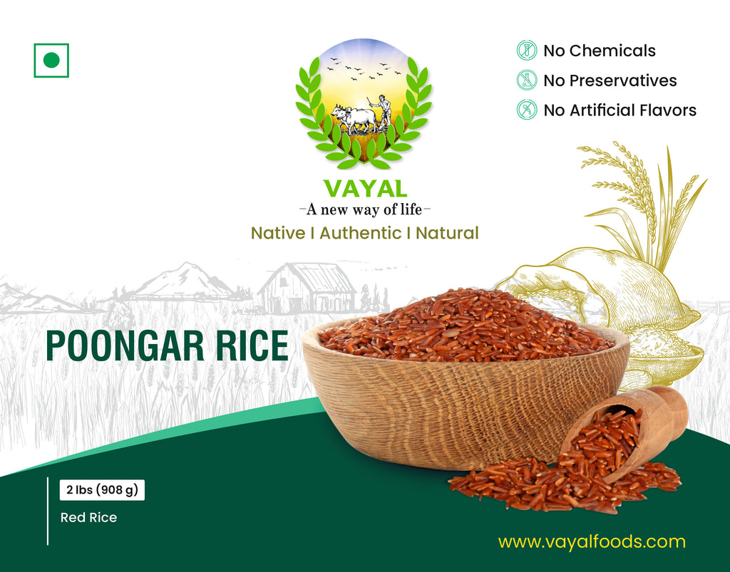 Organic Poongar Rice - Vayal foods