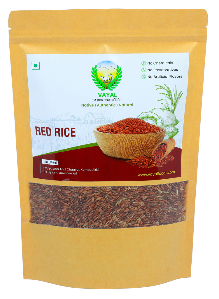 Healthy Traditional Red Rice - Vayal Foods
