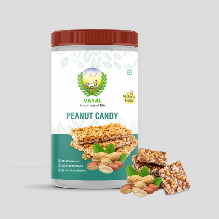 Peanut Candy | Kadalai Mittai (Chikki) | Liquid Glucose Free
