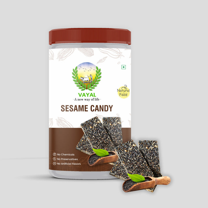 Sesame Candy (Black Ellu Mittai) | Liquid Glucose Free