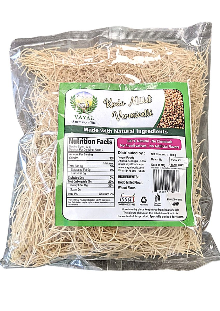 Organic Kodo Millet Vermicelli Native varagu Vermicelli Healthy