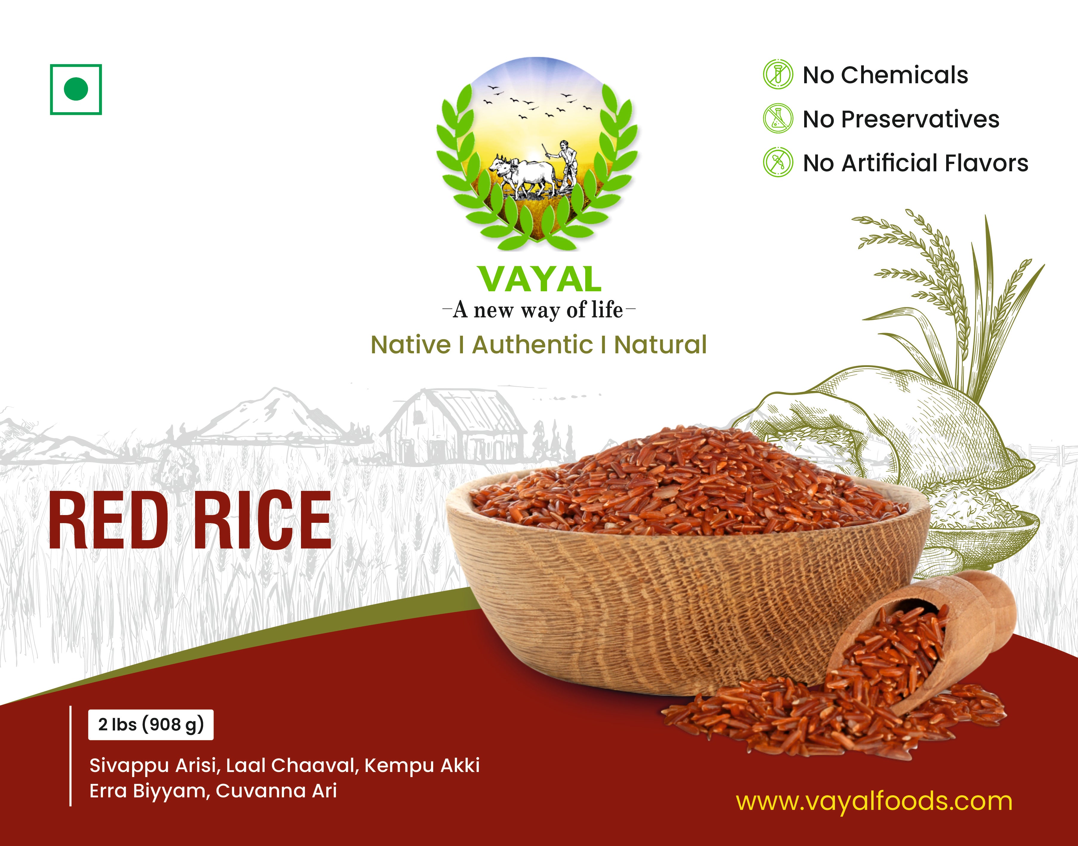 Bio Red Rice Organic Traditional Red Rice online | High-quality Traditional Red Rice ...